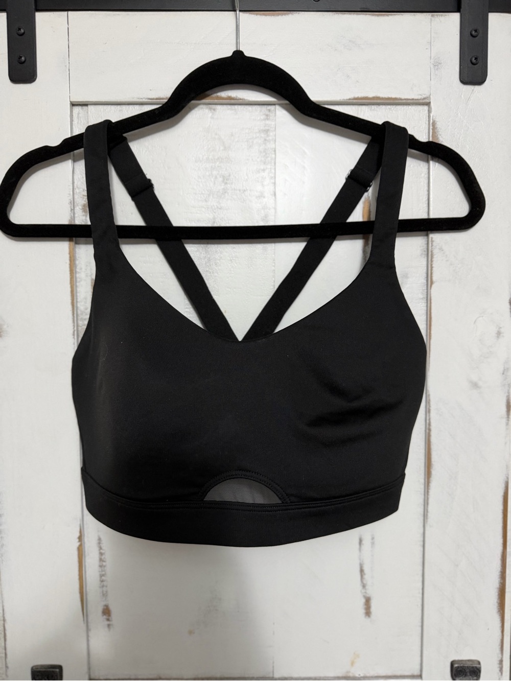Victoria's Secret Black Strappy Sports Bra
